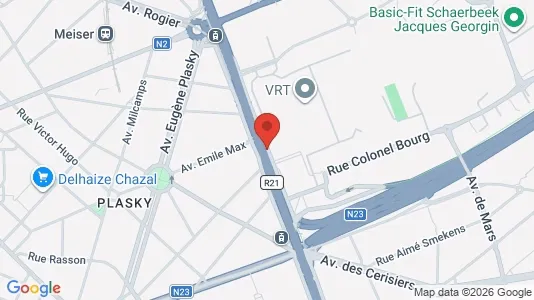 Apartments for rent i Brussels Schaarbeek - kort over placeringen