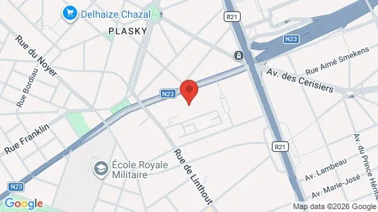 Apartments for rent i Brussels Schaarbeek - kort over placeringen