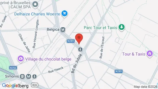 Apartments for rent i Brussels Sint-Jans-Molenbeek - kort over placeringen