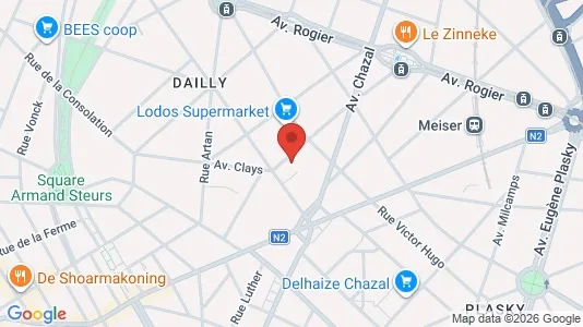 Apartments for rent i Brussels Schaarbeek - kort over placeringen
