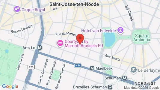Apartments for rent i Stad Brussel - kort over placeringen