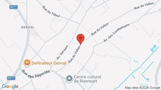 Apartments for rent i Rixensart - kort over placeringen