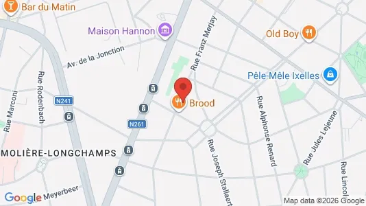 Apartments for rent i Brussels Elsene - kort over placeringen