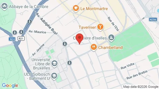 Apartments for rent in Brussels Elsene - Photo from Google Street View