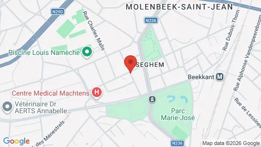 Apartments for rent i Brussels Sint-Jans-Molenbeek - kort over placeringen