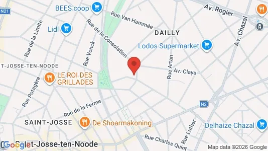 Apartments for rent i Brussels Schaarbeek - kort over placeringen