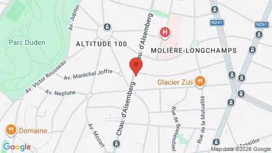 Apartments for rent i Brussels Ukkel - kort over placeringen