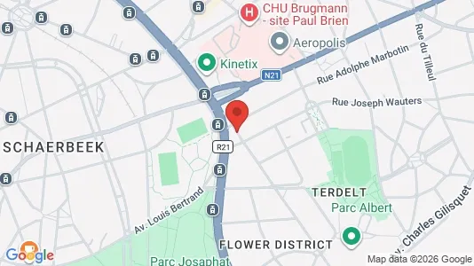 Apartments for rent i Brussels Schaarbeek - kort over placeringen