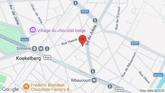 Apartments for rent i Brussels Sint-Jans-Molenbeek - kort over placeringen