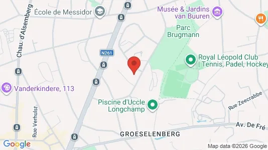 Apartments for rent i Brussels Ukkel - kort over placeringen