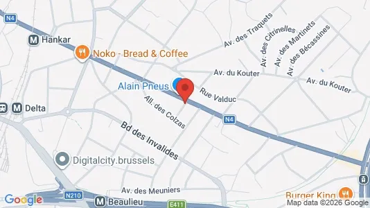 Apartments for rent i Brussels Oudergem - kort over placeringen