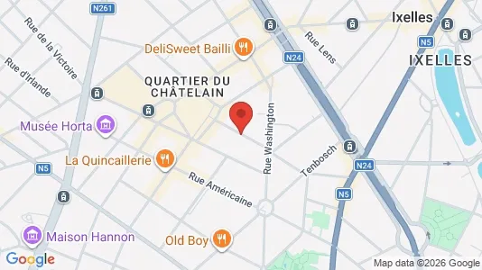 Apartments for rent i Brussels Elsene - kort over placeringen