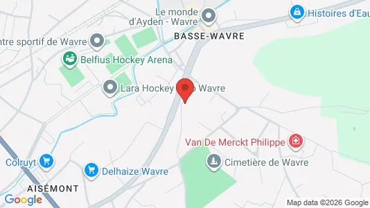 Apartments for rent i Waver - kort over placeringen