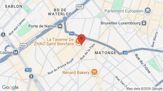 Apartments for rent i Brussels Elsene - kort over placeringen