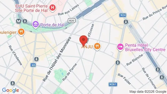 Apartments for rent in Brussels Sint-Gillis - Photo from Google Street View