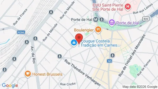 Apartments for rent i Brussels Sint-Gillis - kort over placeringen