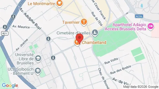 Apartments for rent i Brussels Elsene - kort over placeringen
