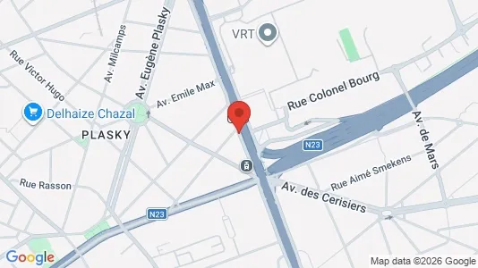 Apartments for rent i Brussels Schaarbeek - kort over placeringen