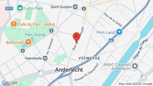 Apartments for rent in Brussels Anderlecht - Photo from Google Street View