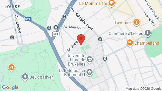 Apartments for rent i Brussels Elsene - kort over placeringen