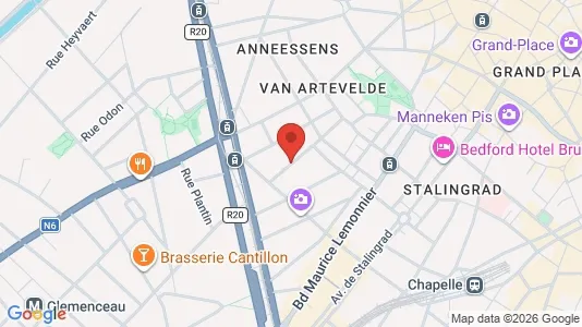 Apartments for rent i Stad Brussel - kort over placeringen