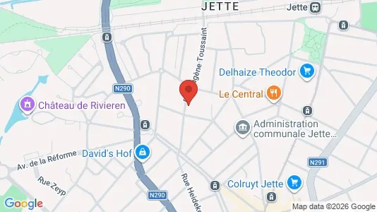 Apartments for rent i Brussels Jette - kort over placeringen