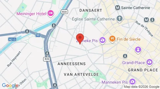 Apartments for rent i Stad Brussel - kort over placeringen