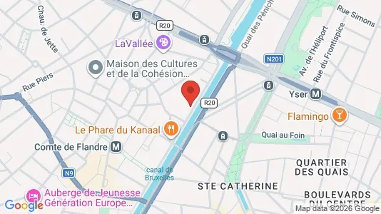 Apartments for rent i Brussels Sint-Jans-Molenbeek - kort over placeringen