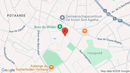 Apartments for rent i Brussels Sint-Agatha-Berchem - kort over placeringen