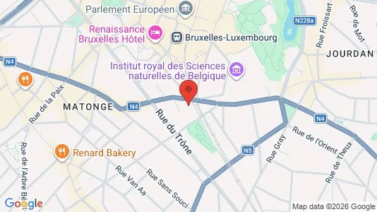 Apartments for rent i Brussels Elsene - kort over placeringen