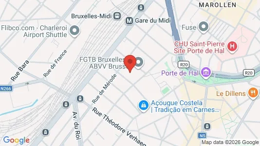Apartments for rent i Brussels Sint-Gillis - kort over placeringen