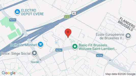 Apartments for rent i Brussels Sint-Lambrechts-Woluwe - kort over placeringen