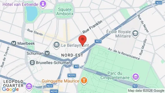 Apartments for rent i Stad Brussel - kort over placeringen