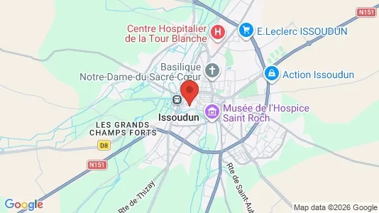 Apartments for rent in Issoudun - Photo from Google Street View