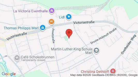 Apartments for rent i Recklinghausen - kort over placeringen