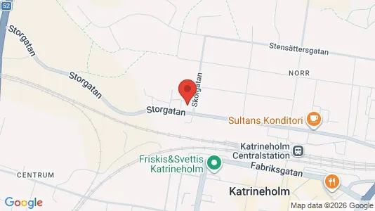 Apartments for rent i Katrineholm - kort over placeringen