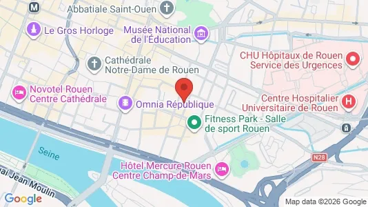 Apartments for rent in Rouen - Photo from Google Street View