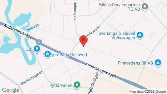Apartments for rent in Gislaved - Photo from Google Street View