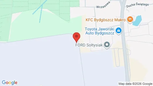 Apartments for rent i Bydgoszcz - kort over placeringen