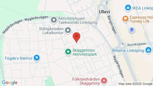 Apartments for rent i Linköping - kort over placeringen
