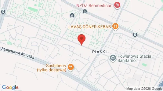 Rooms for rent i Warszawa Bielany - kort over placeringen