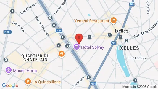 Apartments for rent in Brussels Elsene - Photo from Google Street View