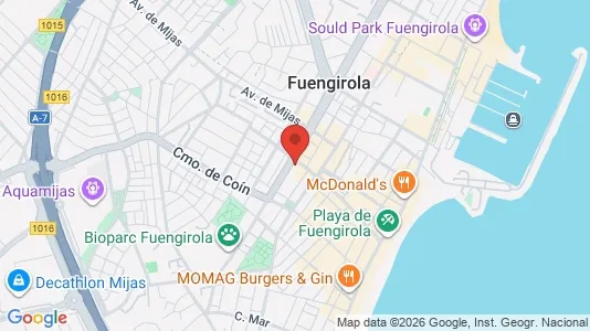 Apartments for rent i Fuengirola - kort over placeringen