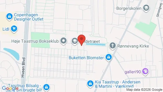 Apartments for rent i Taastrup - kort over placeringen