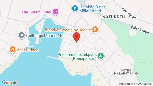 Apartments for rent i Västerås - kort over placeringen