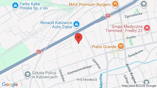 Apartments for rent in Katowice - Photo from Google Street View