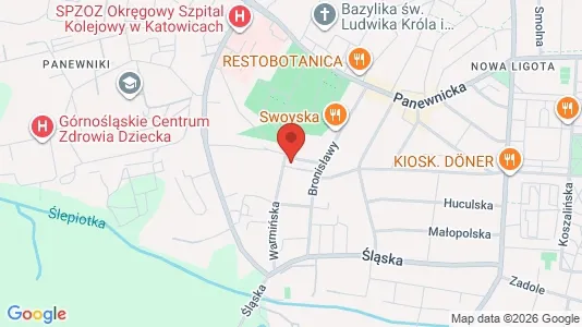 Apartments for rent in Katowice - Photo from Google Street View