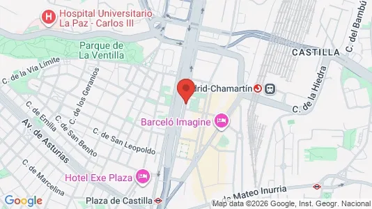 Apartments for rent in Madrid Chamartín - Photo from Google Street View