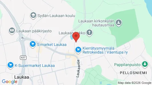 Apartments for rent i Laukaa - kort over placeringen