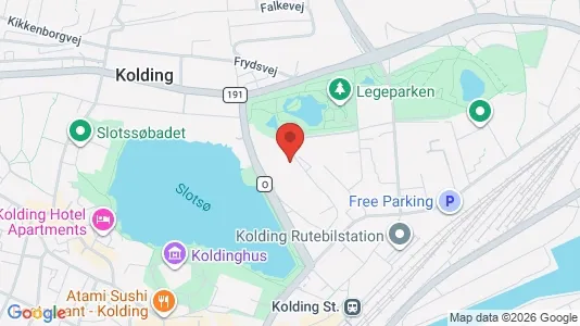 Apartments for rent i Kolding - kort over placeringen